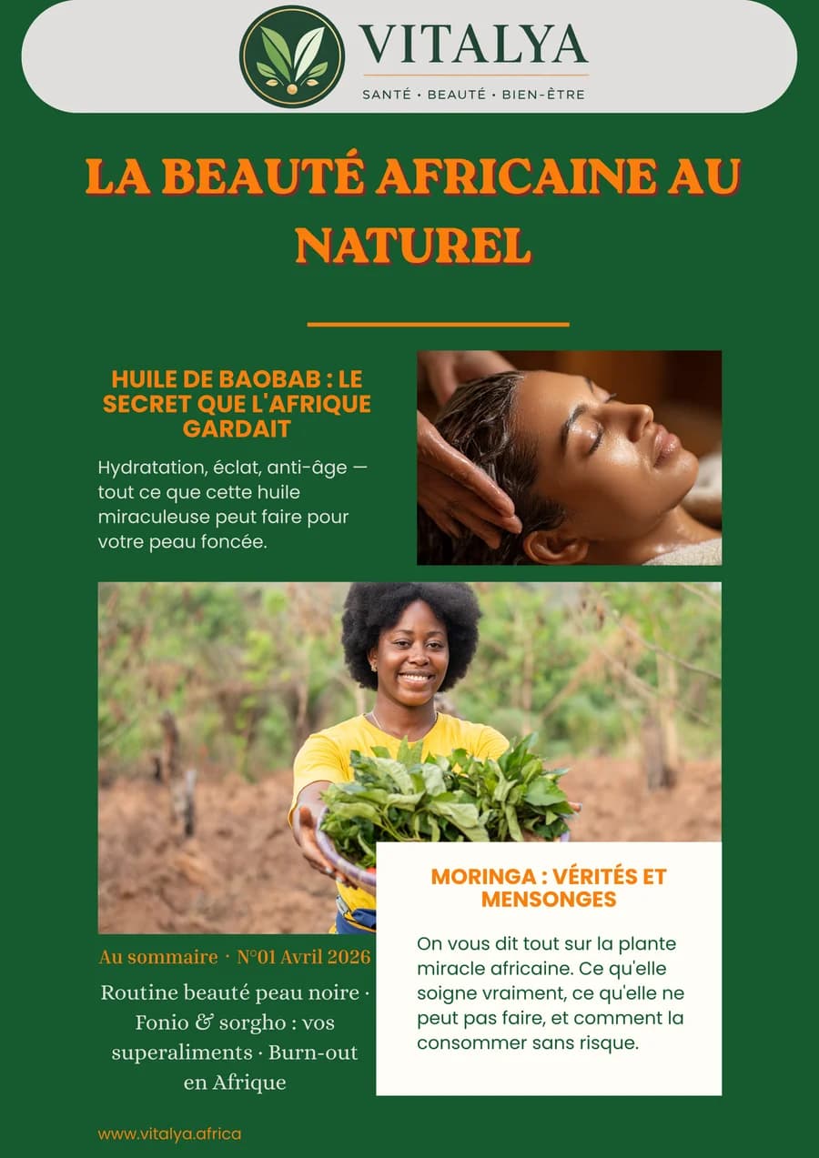 Couverture du Volume 01 de Vitalya : La beauté africaine au naturel